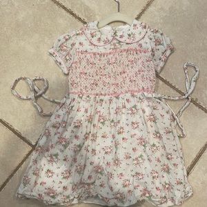 Rachel Riley London Classic Smocked Dress - Size 3